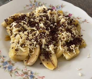 Ultimate Cooking Recipe Banana in cheese n cocoa sprinkles Delicious