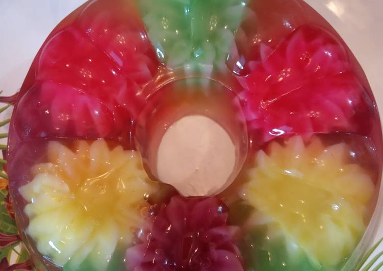 Resep Puding Bunga Kaca Anti Gagal