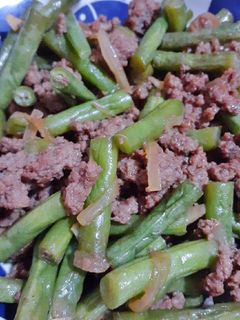 Foto resep Tumis buncis daging cincang
