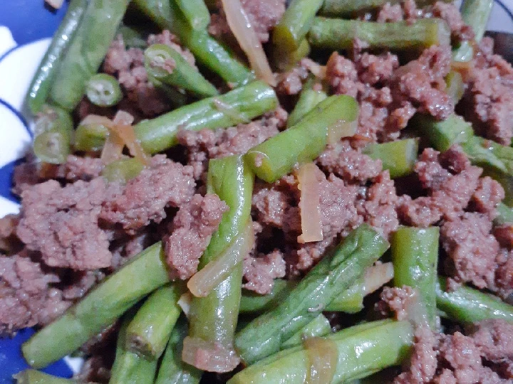Cara Gampang Membikin Resep  Tumis buncis daging cincang yang Bisa Manjain Lidah, Enak