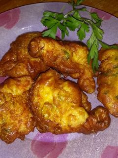 Una foto de Tortillitas de gambas