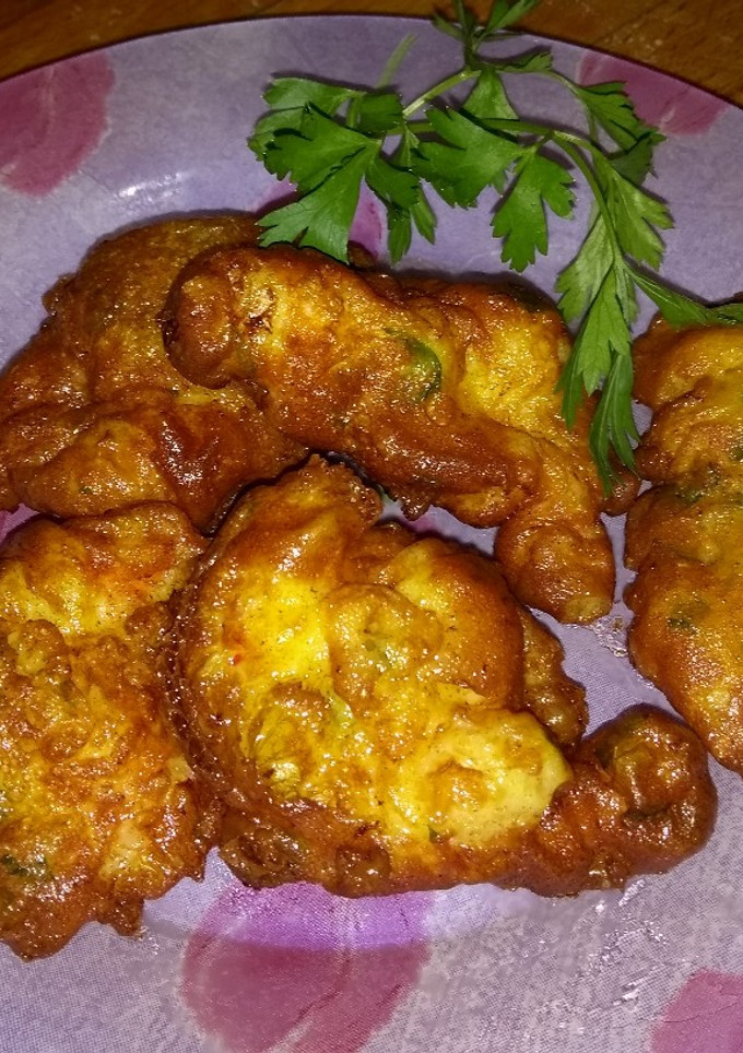 Una foto de Tortillitas de gambas
