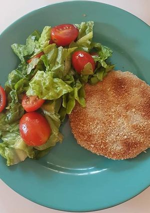 Una foto de Milanesas de soja caserita