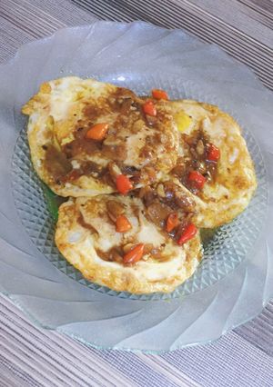 Foto resep Telur Ceplok Kuah Kecap Pedas