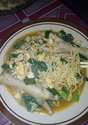 Foto resep Mi goreng nyemek ceker
