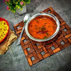 A picture of Instant tomato rasam.