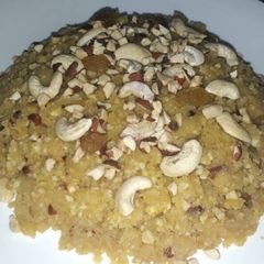A picture of Ande ka Halwa (Egg Halwa).