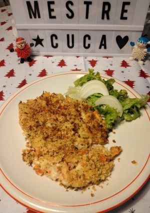 Foto de Bacalhau com Natas com crosta de Broa