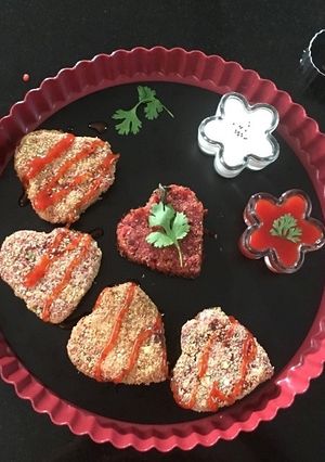 A picture of Spicy Rava Cutlets.