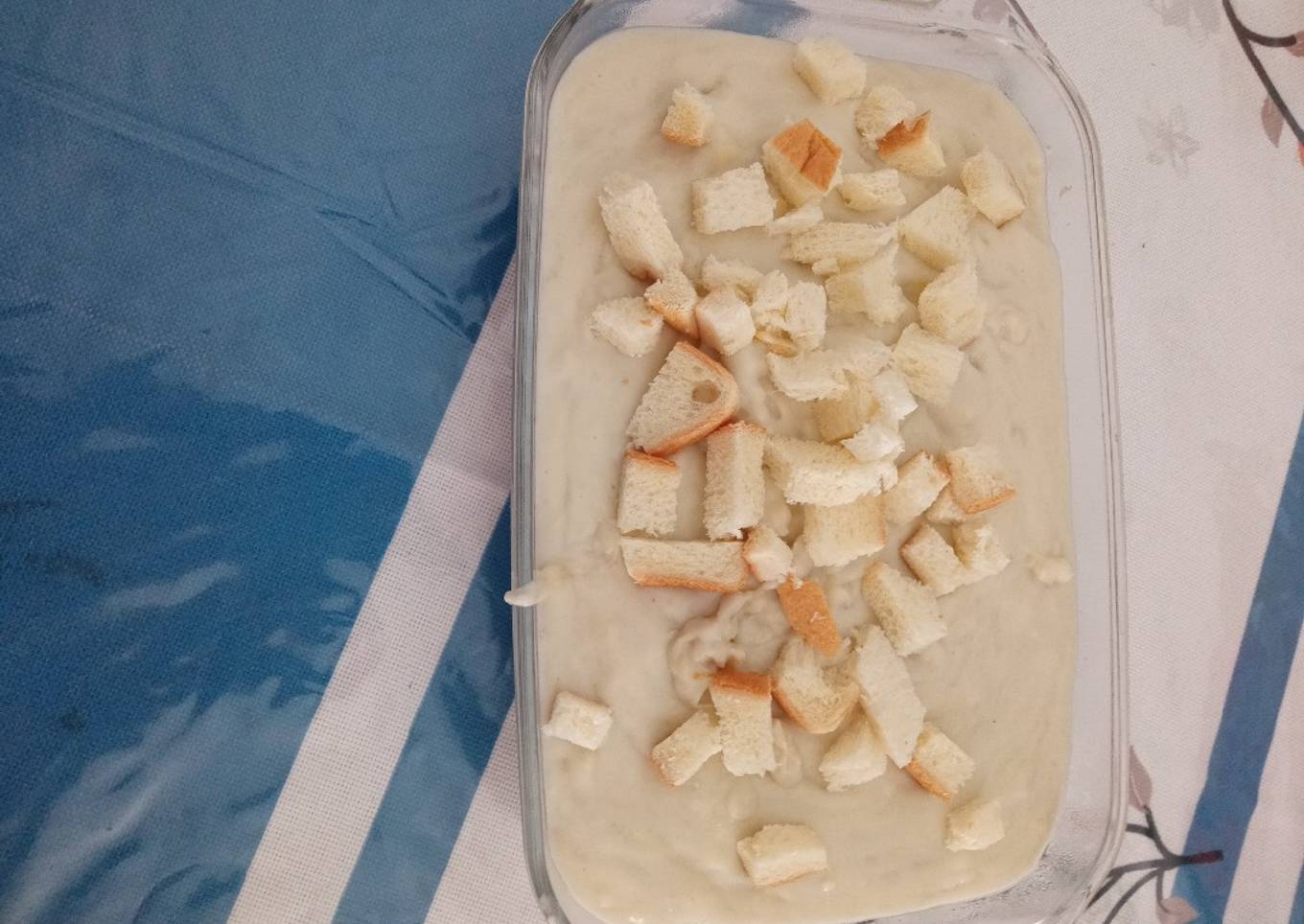 Bubur durian gampang dan enak