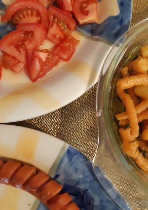 Bőséges napindító  reggeli 🥕🥚🥣 recept fotója