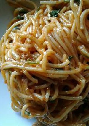 Una foto de Spaguettis campesino