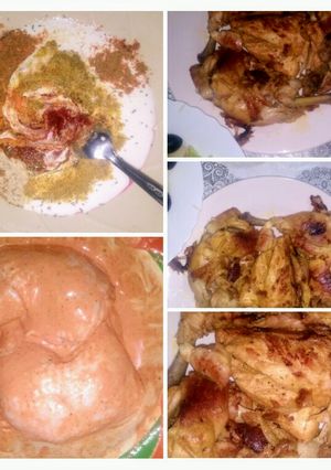 صورة لوصفة دجاج محمر فلكوكوط