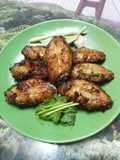 Grilled Chicken Wings with Lemongrass and Black Pepper in a Convection Oven