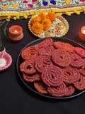 Beetroot chakli (murukku)