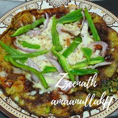 A picture of Omelette Pizza.