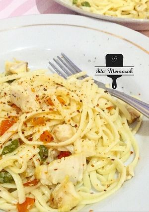 Foto resep Fettucini aglio e olio