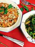 Tossed Exotic Vegetables With Fusilli Pasta