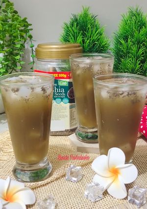 Foto resep Es Tebu Chia Seed De Coco