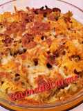 Espirales de colores gratinados con toque picante