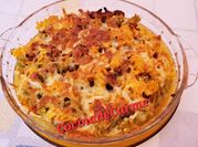 Una foto de fusilli gratinado