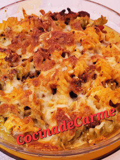 Foto principal de Espirales de colores gratinados con toque picante