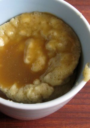 A picture of Instant Banana Mug Pudding.