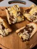 Sloppy joes stuffed french bread