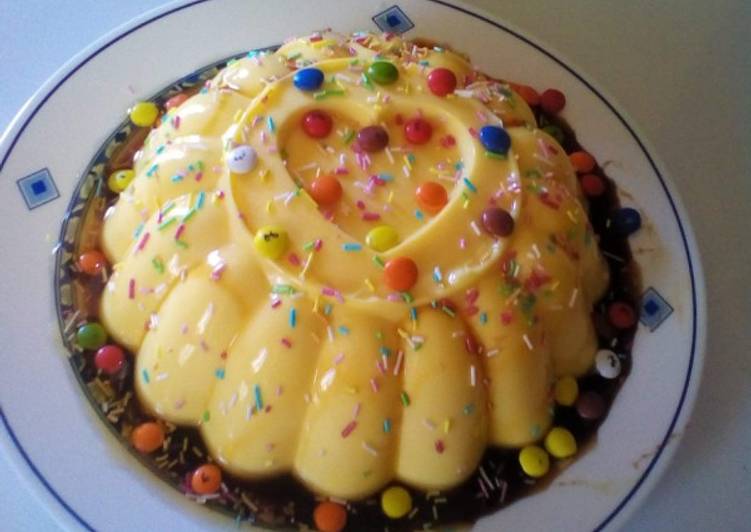 Flan Royal con lacasitos