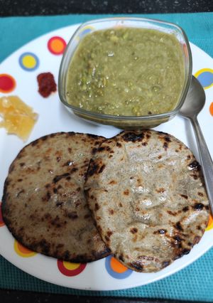A picture of Winter Season Treasure Platter ----- Harbhara Chana Ni Dal.
