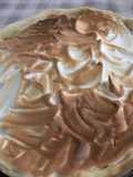 Tarta de manzanas con merengue francés de batidora
