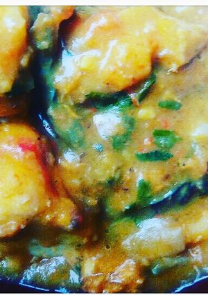 A picture of Yam porriage.