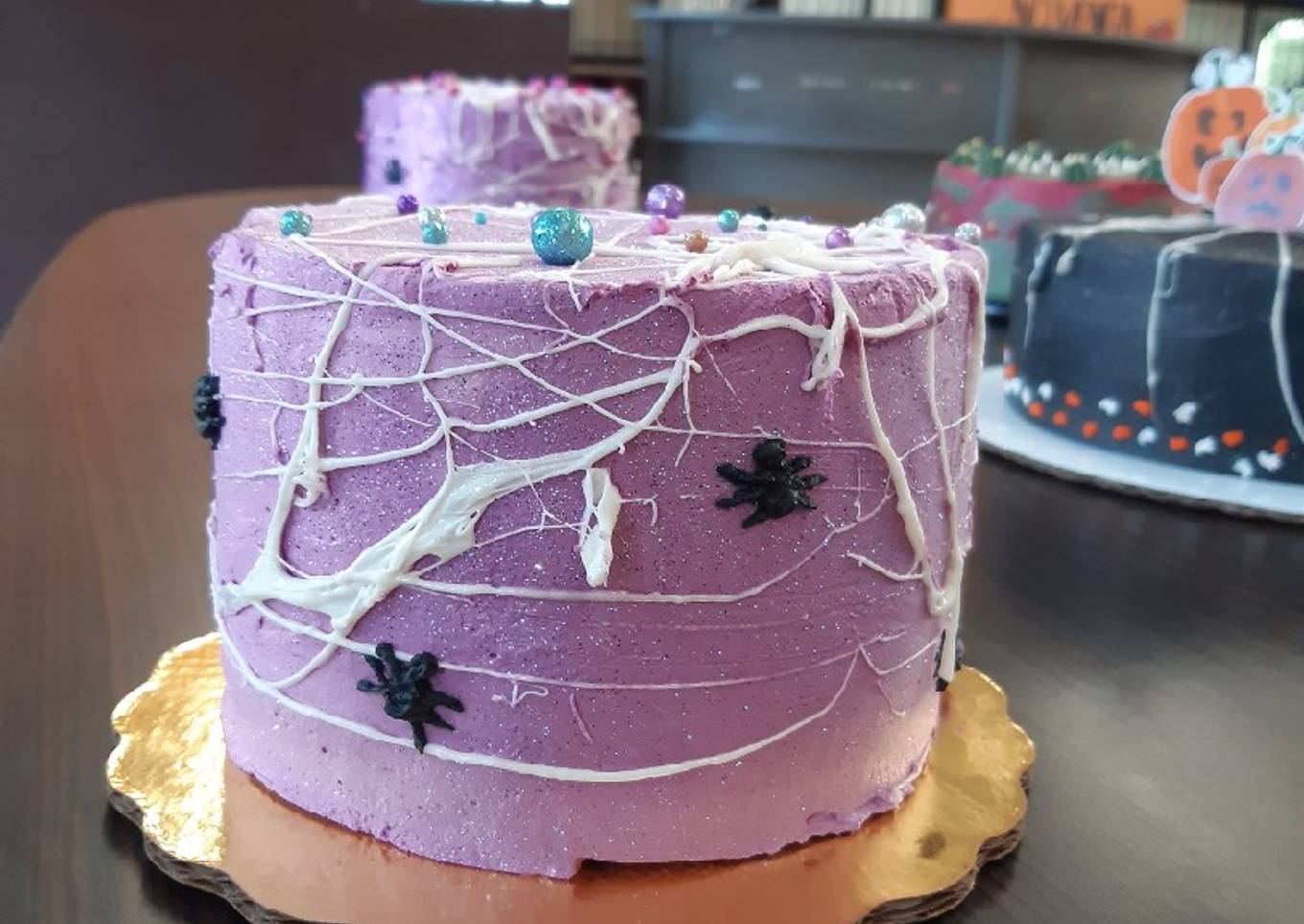 Halloween cake🦇🕷🎃
