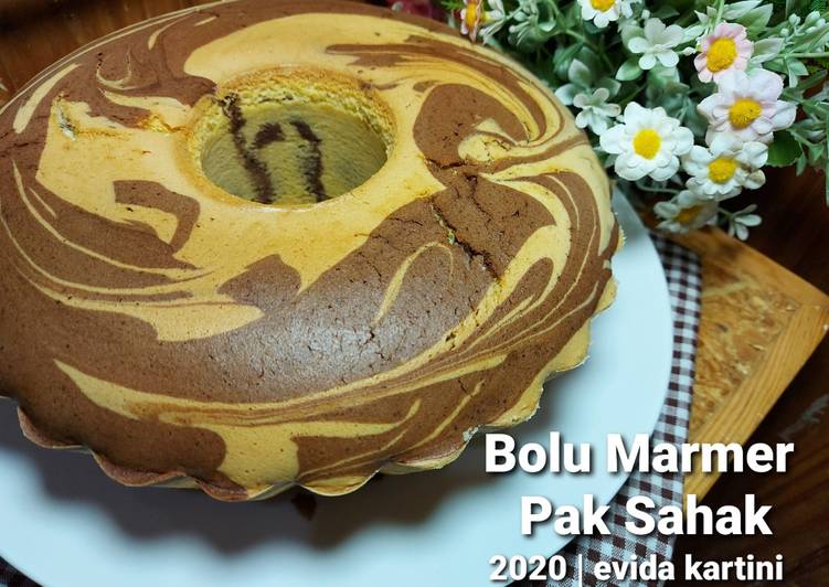 Resep Bolu Marmer Pak Sahak, Bikin Ngiler