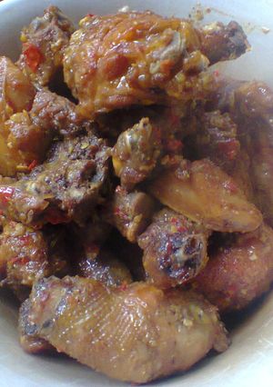 Foto resep Balado ayam kampung