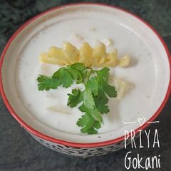 A picture of Pineapple Raita.