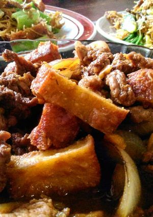 Foto resep Babi Kecap plus Kekian (non halal)