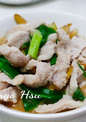 麻油松阪豬 的食譜成品照片