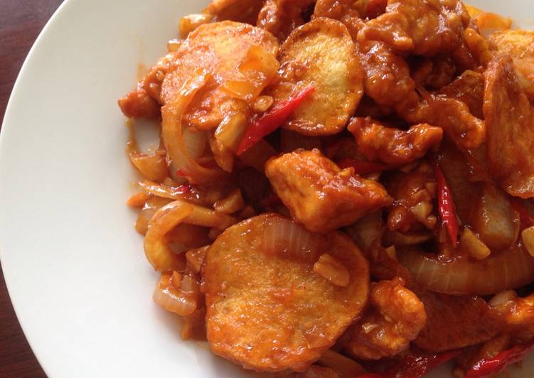 Resep Ayam Koloke Simple dengan rasa khas restoran, Favorite si Pacar!, Lezat Sekali