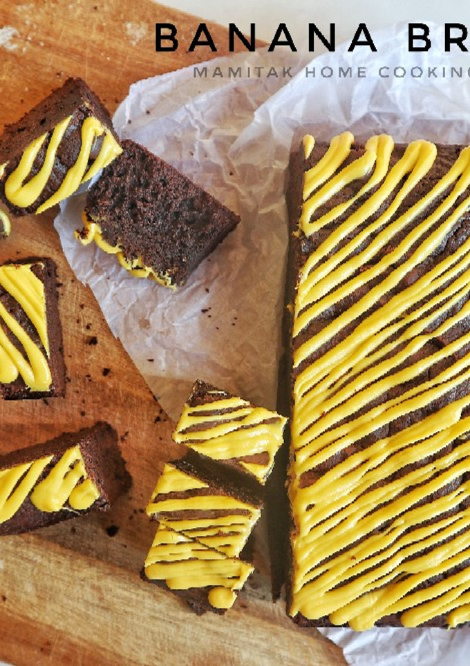 Foto resep Banana brownies panggang