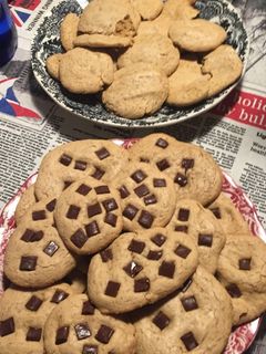 Una foto de Cookies con chips de chocolate