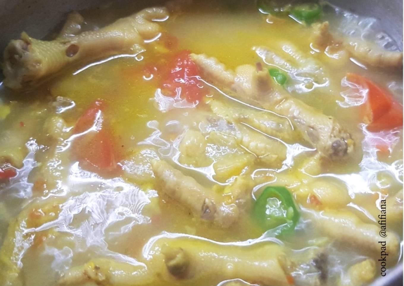 Ceker Setan Kuah Kuning