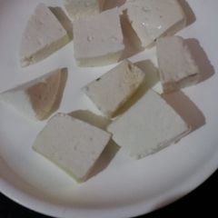 Homemade paneer A picture of Homemade paneer.