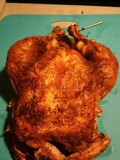 A picture of Savory Rubbed Roast Chicken.