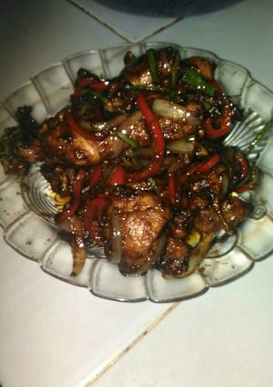 Foto resep Ayam goreng lada hitam