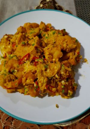 Foto resep Udang Goreng Saus Telur Asin