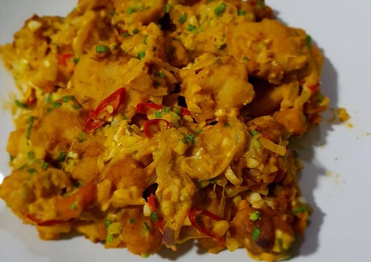 Udang Goreng Saus Telur Asin