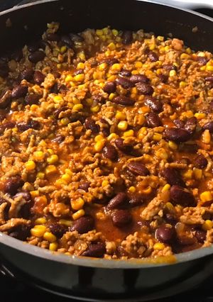 Chilis bab recept fotója
