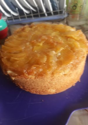 Una foto de Torta de manzana