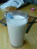 Leche con café tipo frapé